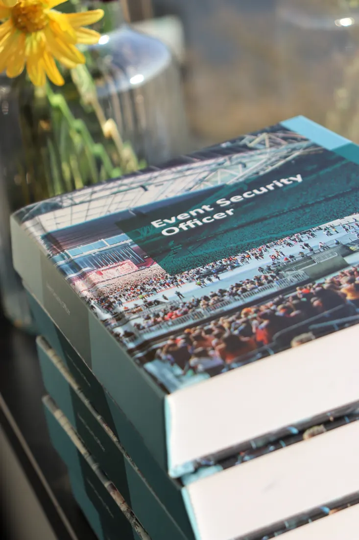 Lesboeken Event Security Officer van de Proteas opleiding.